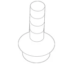Genuine Volvo Engine Cradle Bolt 30760001. Fixed Price $9.35.