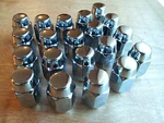 New Ford Rally Rim Chrome Mag Wheel Acorn Lug Nuts 1/2"-20 Rht 13/16" Hex Nos. Fixed Price $30.02.