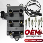 Wires + Spark Plug Ignition Coil Ford F150 E150 Taurus Mazda Mercury FD498. Fixed Price $56.03.