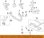 Used Front Frame Crossmember Fits: 2005 Audi A4 Support Tube 3. Fixed Price $359.00.