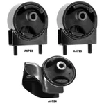 Right, Front & Rear Engine Mounts 3PCS Set For Kia Rio 05-03 L4-1.6L. Fixed Price $54.99.