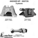 Anchor Engine Mount Kit For Kona, Seltos, N, Veloster+more 300735. Fixed Price $256.10.