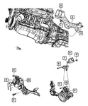 Genuine Mopar 2013-2021 Ram 1500/CLASSIC Engine Mount Bracket Left 68149798AC. Fixed Price $46.97.