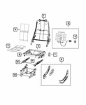 Genuine Mopar 2014-2023 Promaster 1500 Front Seat Cushion Frame 68236635AA. Fixed Price $422.99.