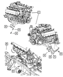 Genuine Mopar Engine Mount Bracket Right Side 55366767AD. Fixed Price $38.80.