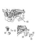 Genuine Mopar Engine Mount Bracket Left 4578051AC. Fixed Price $112.47.
