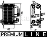 Mahle Engine Oil Cooler For Bmw 04-10 7534896. Fixed Price $111.77.