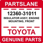 12360-31011 Toyota Oem Genuine Insulator Assy, Engine Mounting, Front. Fixed Price $103.77.