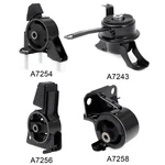 Engine Motor & Trans Mount For Toyota Corolla 1.8L Auto A7256 A7243 A7254. Fixed Price $66.16.