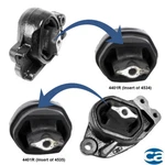 Front Left & Right Insert Of Engine Mounts 2PCS Set For Chrysler Aspen 07-09 2WD. Fixed Price $79.99.
