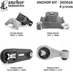 Anchor Motor Mounts 300616. Fixed Price $277.83.