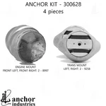 Engine Mount Kit For A4, Quattro, Allroad Passat+more 300628. Fixed Price $159.28.