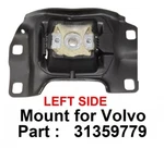 Engine Motor Mount Left Side For Volvo C70 S40 V50 31359779. Fixed Price $29.90.