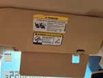 Driver Sun Visor 251 Type Roof Illuminated Fits 06-13 Mercedes R-class 4828868. Fixed Price $69.99.