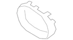 Genuine Mazda Grille Emblem Bracket KB8D-50-721. Fixed Price $22.33.