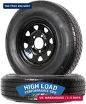 Ecustomrim 2-PACK Trailer Tire Radial ST175/80R13 Load 5-4.5 Black. Fixed Price $263.73.
