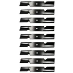 (9 Pack) Oregon Premium Replacement 21" X Notched Lawn Mower Deck Blade. Fixed Price $131.99.