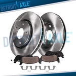 Front Disc Rotors Brake Pads For Chrysler 200 Dodge Caliber Avenger Jeep Compass. Fixed Price $84.12.