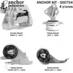 Anchor 300754 Engine Mount Kit. Fixed Price $265.99.