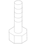 Genuine Mazda Engine Cradle Mount Bolt 9YA0-11-201B. Fixed Price $12.95.