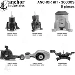 Genuine Anchor Engine Mount Kit 300309. Fixed Price $349.68.