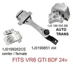 Engine Motor Transmission Mount Kit Set For 02-05 Jetta 2.8 VR6 24V Bdf Only. Fixed Price $133.33.