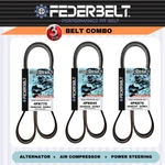 Federbelt Drive Kit Fit Honda Civic 99-00 Si 1.6L Dohc B16A2 P.st+alt+a.c. Fixed Price $22.95.