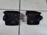 Gm Motor Mount Bracket Pair P/n 0334607-0334608 Nice (sanblasted & Powder Coated. Fixed Price $90.00.