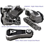 3PCS Engine Motor & Trans Mount Set 2016-2019 Ford Explorer 3.5L Auto. Fixed Price $115.90.