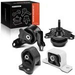 A-premium 4PCS Engine Motor Mount And Transmission Set Black, Silver. Fixed Price $95.70.