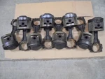 Buick 401 Connecting Rods Nailhead 425 # 1185487 1185486 Pistons Riviera 63. Fixed Price $250.00.