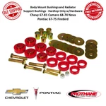 Prothane 7-139 Body Mount Bushing Kit W/hardware For 67-81 Camaro 67-75 Firebird. Fixed Price $158.25.
