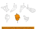 Chevrolet Gm Oem 12-13 Impala-engine Motor Mount/torque Strut 22857330. Fixed Price $93.98.