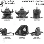 Anchor Motor Mounts 300341 Engine Mnt Kit. Fixed Price $236.51.