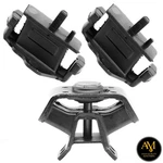 Rear Trans & Front Pair Of Eng Mounts 3PCS For Toyota Pickup 95-88 3.0 Rwd. Fixed Price $40.00.
