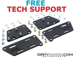 Dirty Dingo Mustang 1996-2004 Ls Conversion Adjustable Swap Mounts Powder Coated. Fixed Price $164.99.