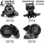 Anchor Engine Mount Kit For 2005-2009 Hyundai Tucson 300163. Fixed Price $323.41.