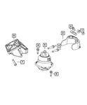 Genuine Mopar Engine Mount Bracket 4855024AC. Fixed Price $83.49.