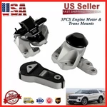 3PCS Engine Motor Mounts & Auto Trans 2011-2015 Ford Explorer 3.5L V6. Fixed Price $106.89.