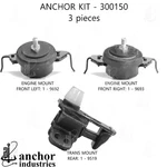 Anchor Engine Mount Kit For Toyota 300150. Fixed Price $183.17.