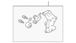 Genuine Mitsubishi Front Mount Bracket 1091A133. Fixed Price $236.91.