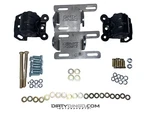 Dirty Dingo LS1 Adjustable Conversion Mounts Engines Into 82-04 2WD S10. Fixed Price $129.99.