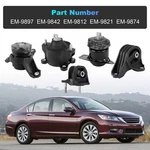 5X Motor Mount Set For Honda Accord 13-17 2.4L Engine Only At Cvt Trans. Fixed Price $65.99.