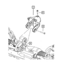 Genuine Mopar Engine Mount Bracket Rear 5090607AB. Fixed Price $104.54.