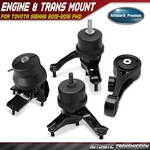 4X Engine Motor & Torque Strut Auto. Trans. Mount For Toyota Sienna 15-16 Fwd. Fixed Price $117.19.