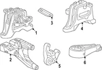 Genuine Gm Motor Mount 26380647. Fixed Price $58.98.