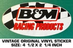 B&m Racing Product - Vintage Original Vinyl Decal Sticker Drag Shifters. Fixed Price $6.50.