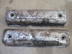 1955 Ford Customline Sedan 292 V8 Engine Motor Valve Cover Pair Set Hot Rod. Fixed Price $44.99.