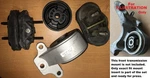 Suzuki XL-7 2007 2008 3.6L Complete Motor Mount Set W/ Front Transmission Insert. Fixed Price $199.99.