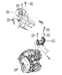 Genuine Mopar Transmission Support 4880383AC. Fixed Price $215.76.